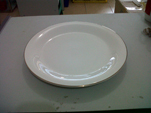 Piring makan ceper 10 inch
